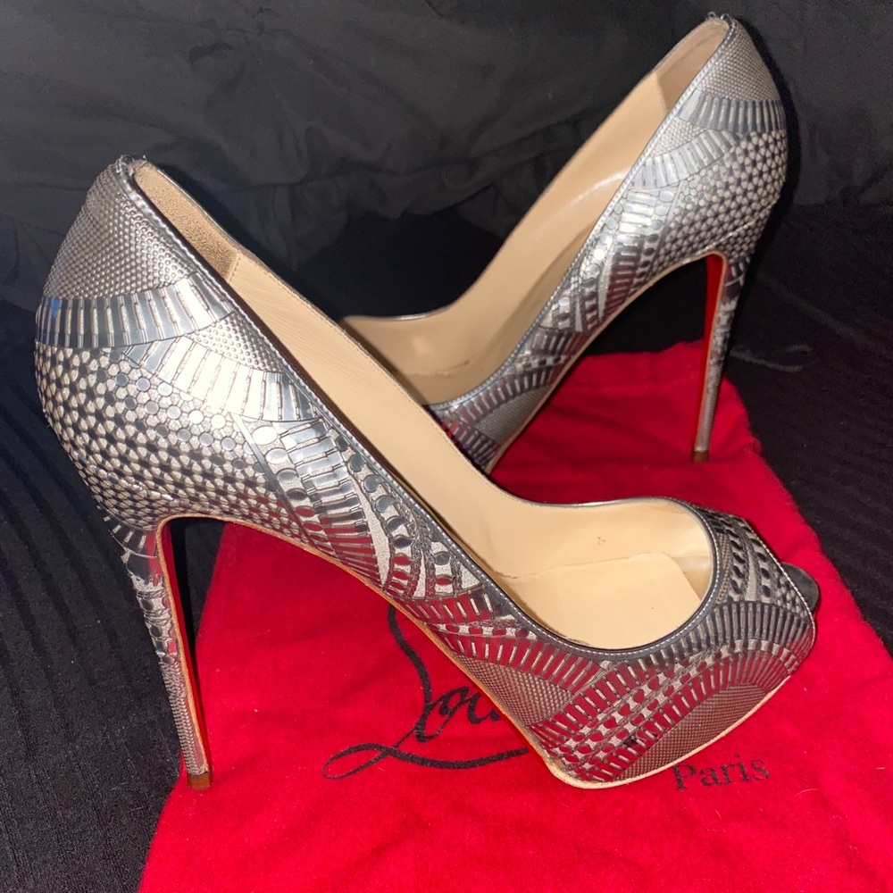 Christian Louboutin Peep Toe Heels